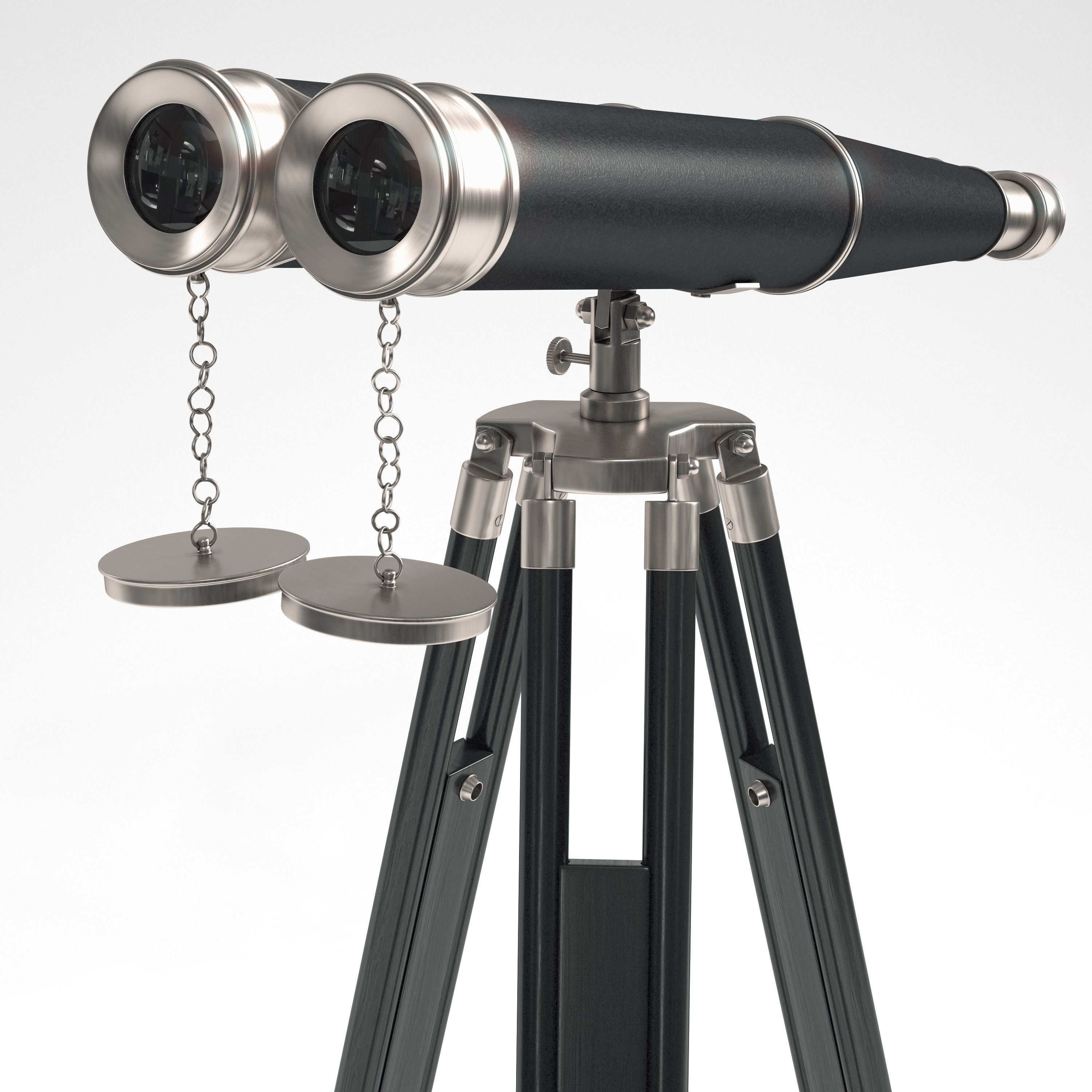 Hampton Nautical Binoculars 3D model_1