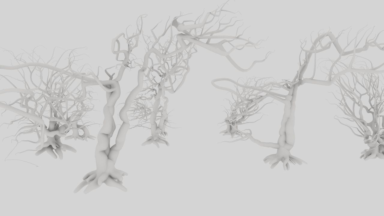 Dead trees 3D model_22