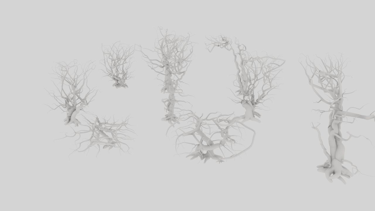Dead trees 3D model_25