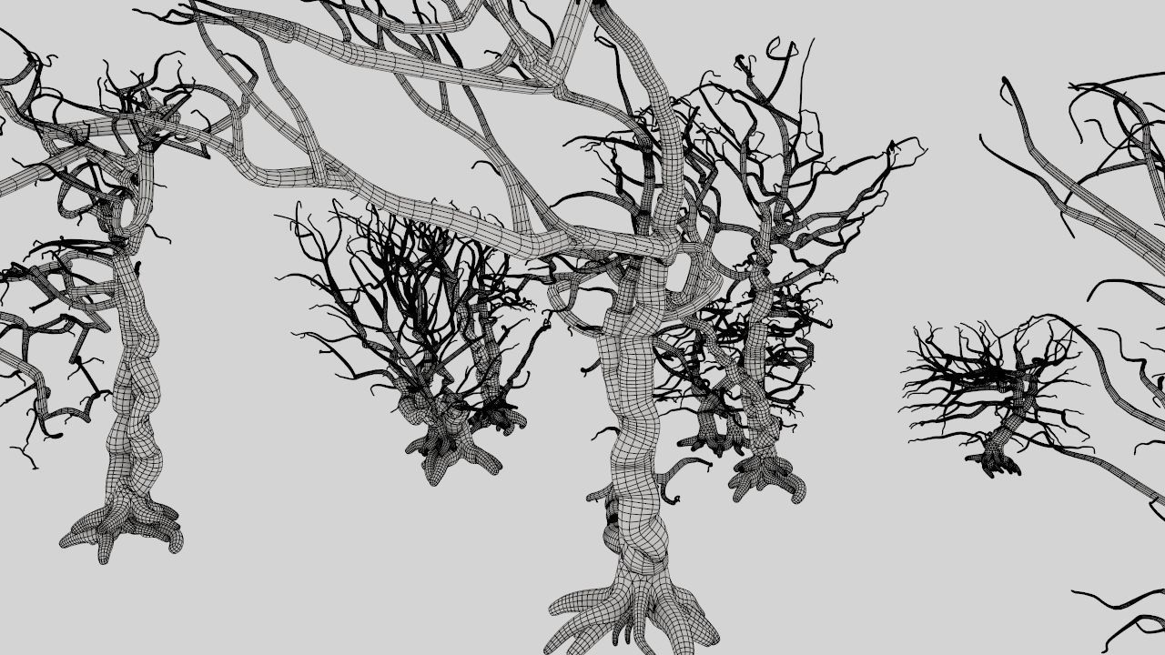 Dead trees 3D model_13