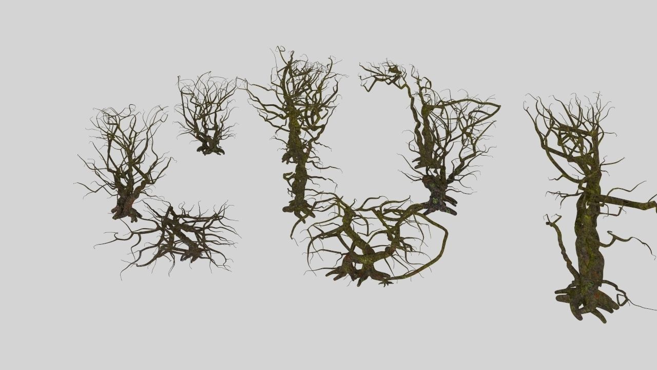 Dead trees 3D model_8