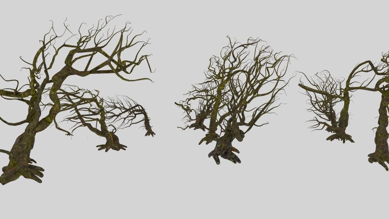 Dead trees 3D model_3