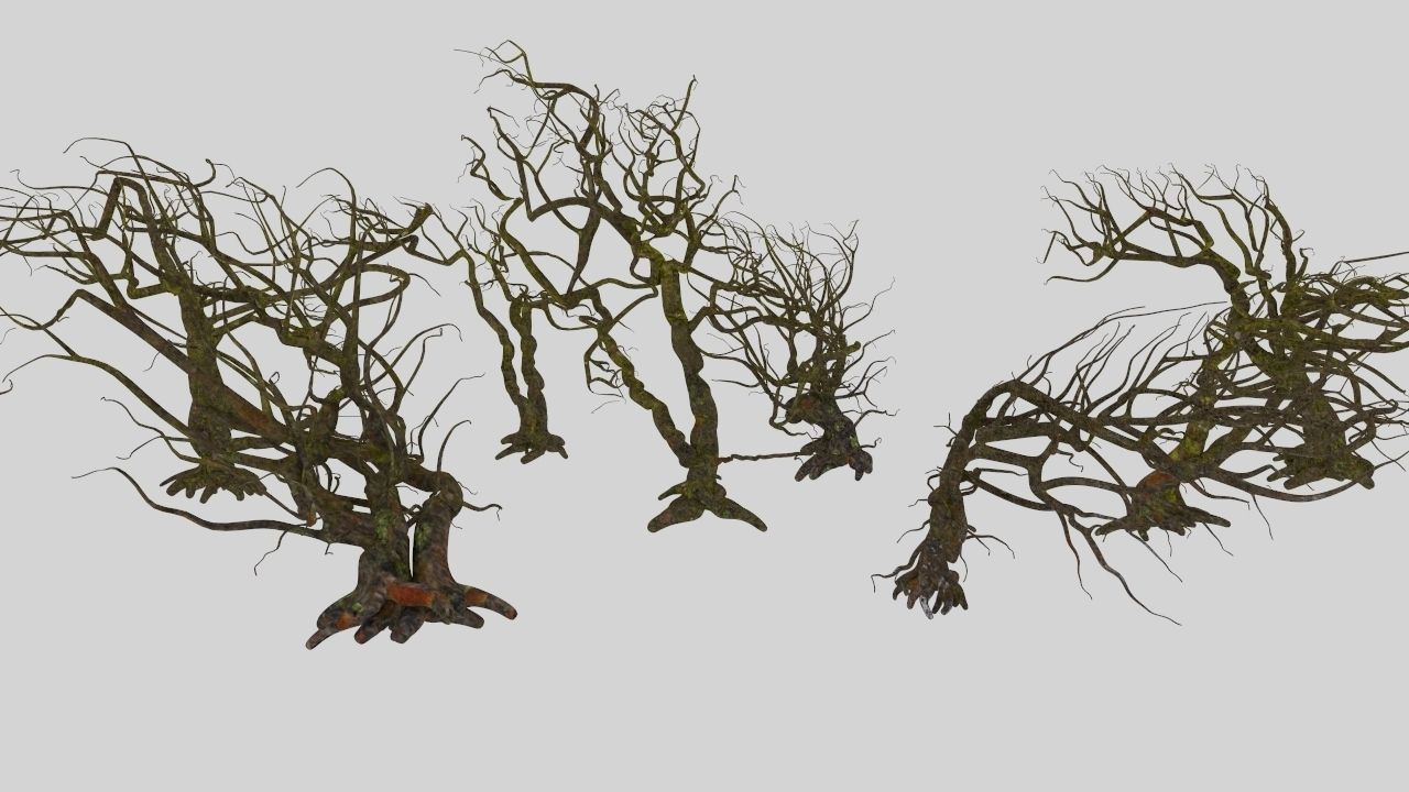 Dead trees 3D model_7