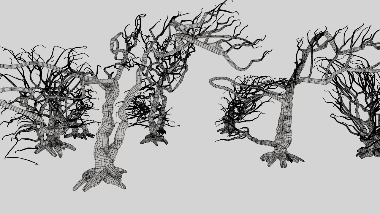 Dead trees 3D model_14