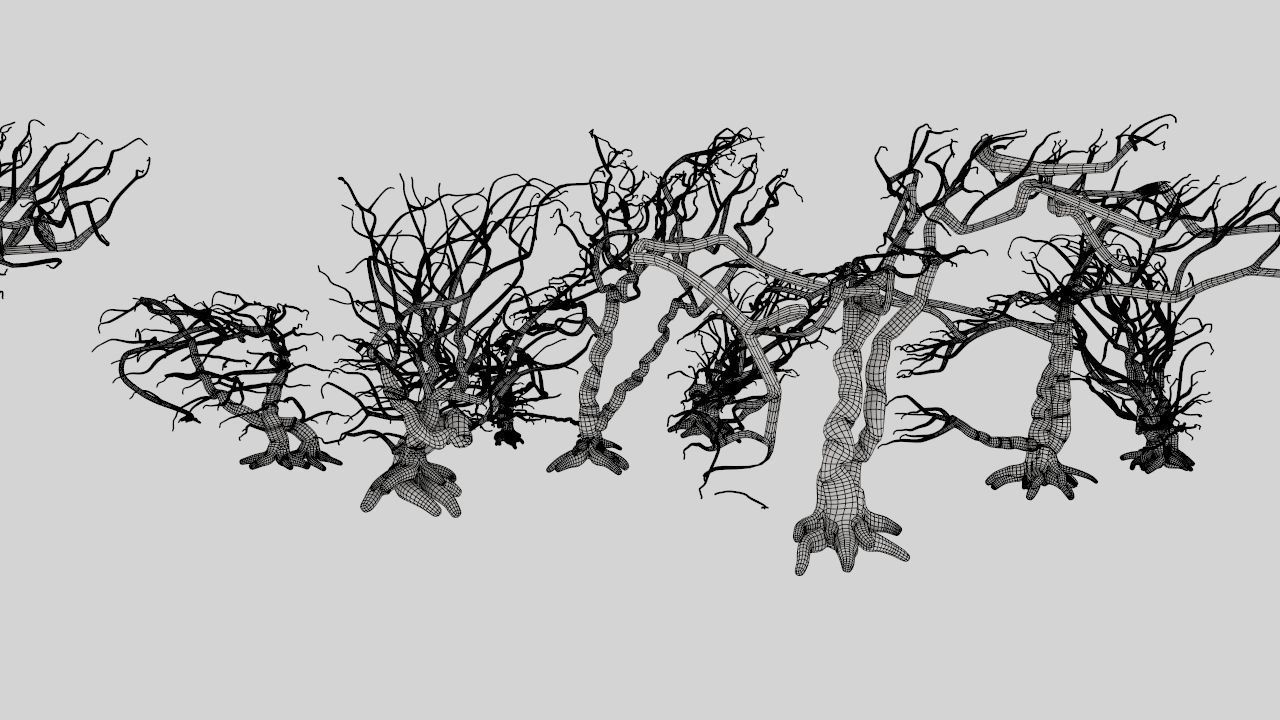 Dead trees 3D model_10