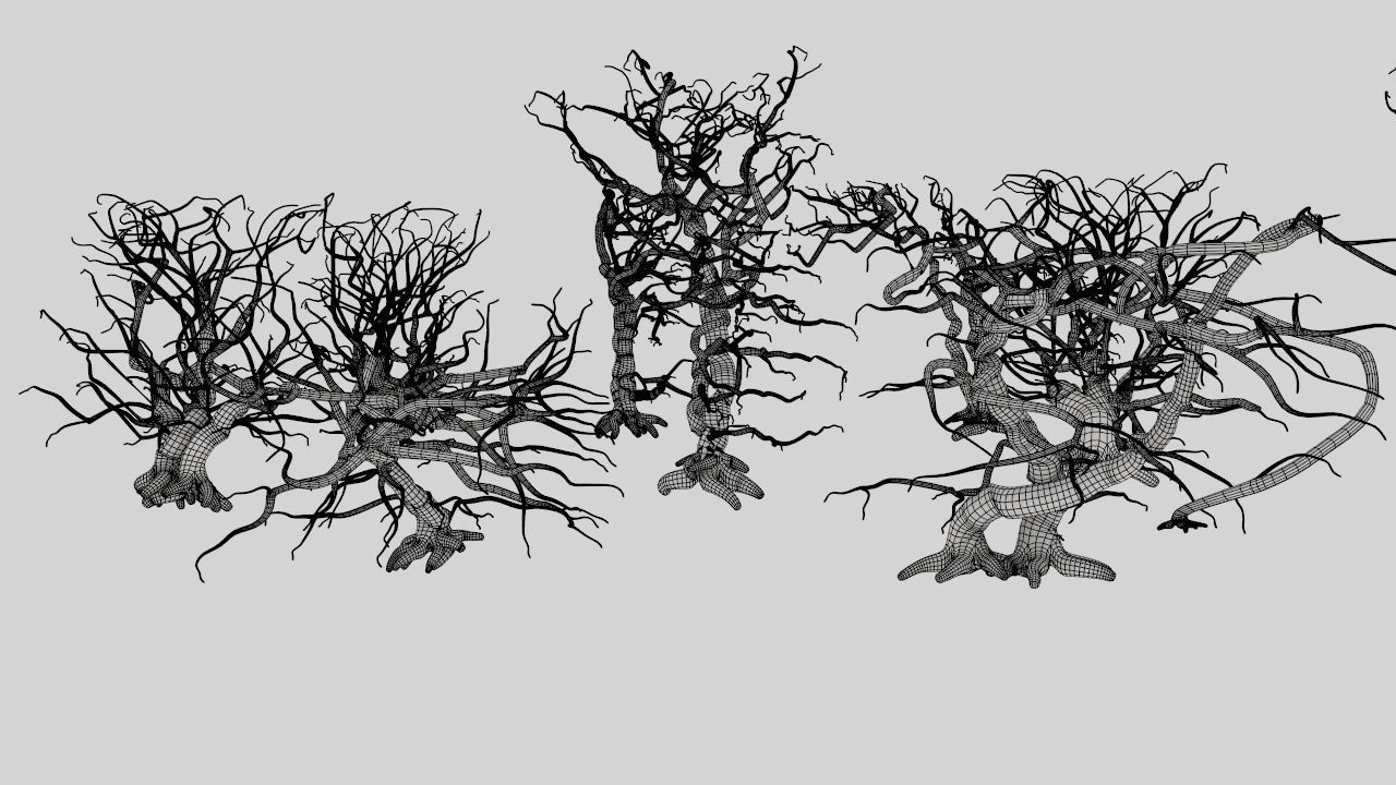 Dead trees 3D model_16
