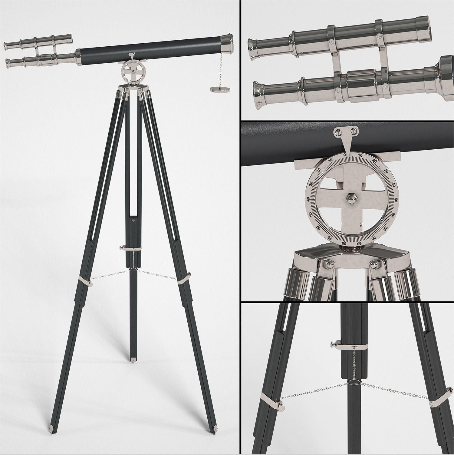 Griffith Astro Telescope 3D model_3