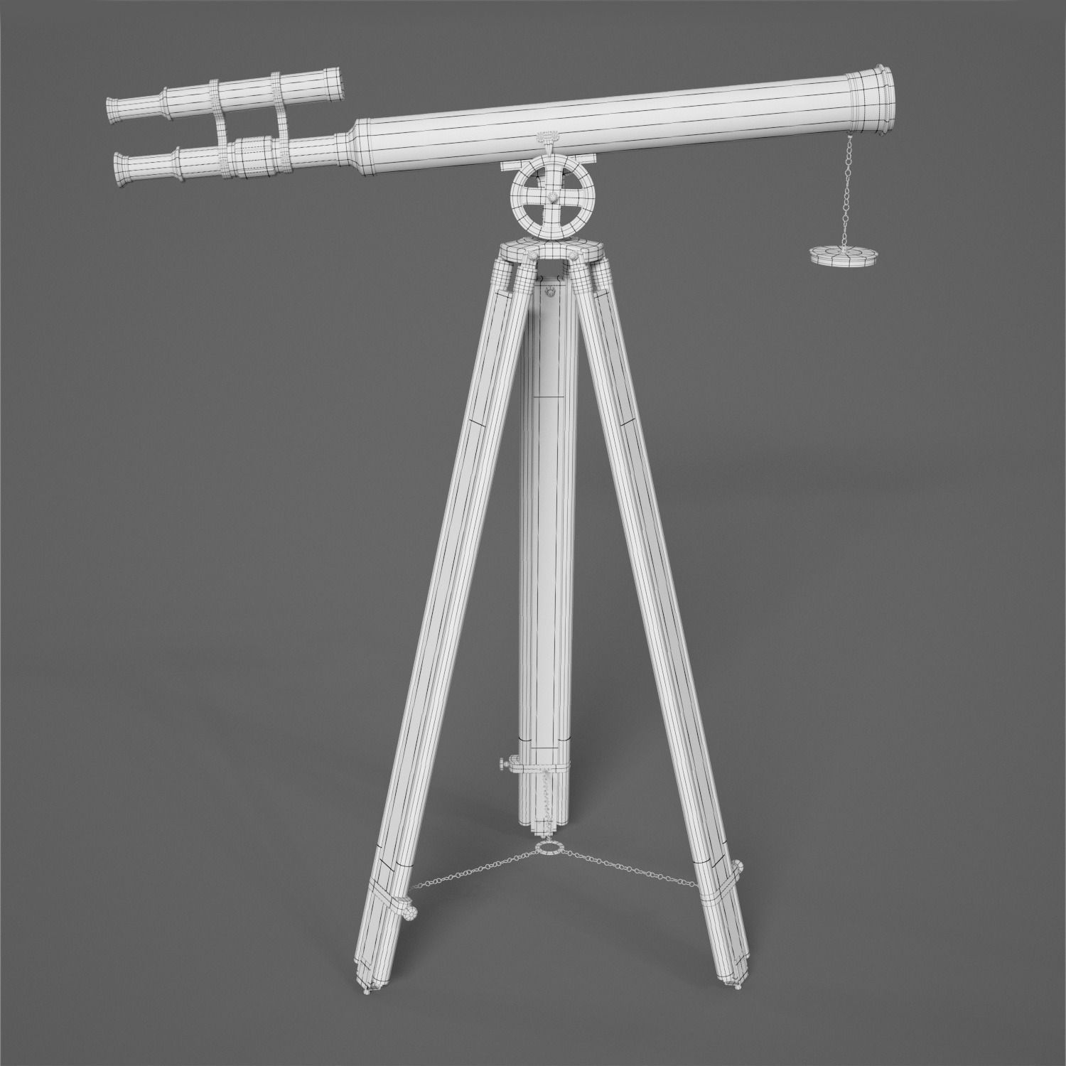 Griffith Astro Telescope 3D model_4
