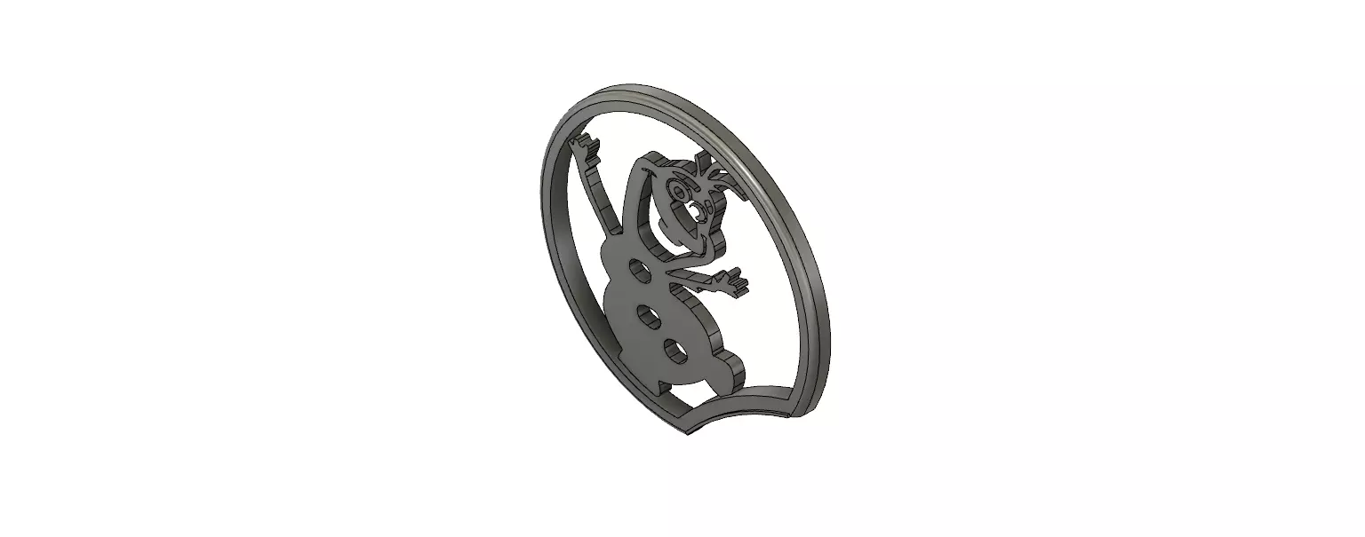 Mickey Mouse Headband  Slide on Ear Olf and Sven like Insert 3D print model_0