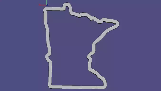 Minnesota svg file 3D print model