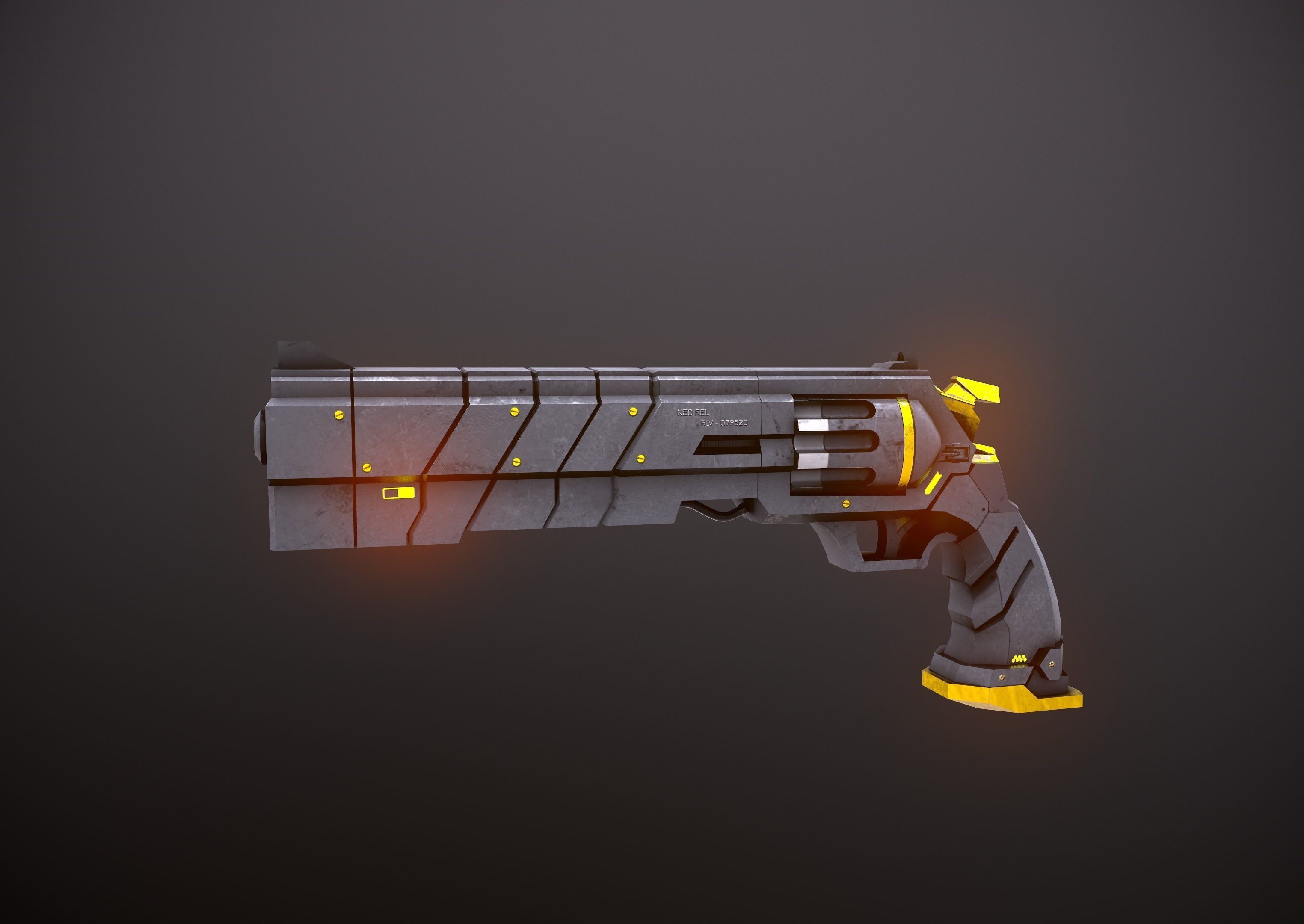 Sci-Fi Relover Low-poly 3D model_8