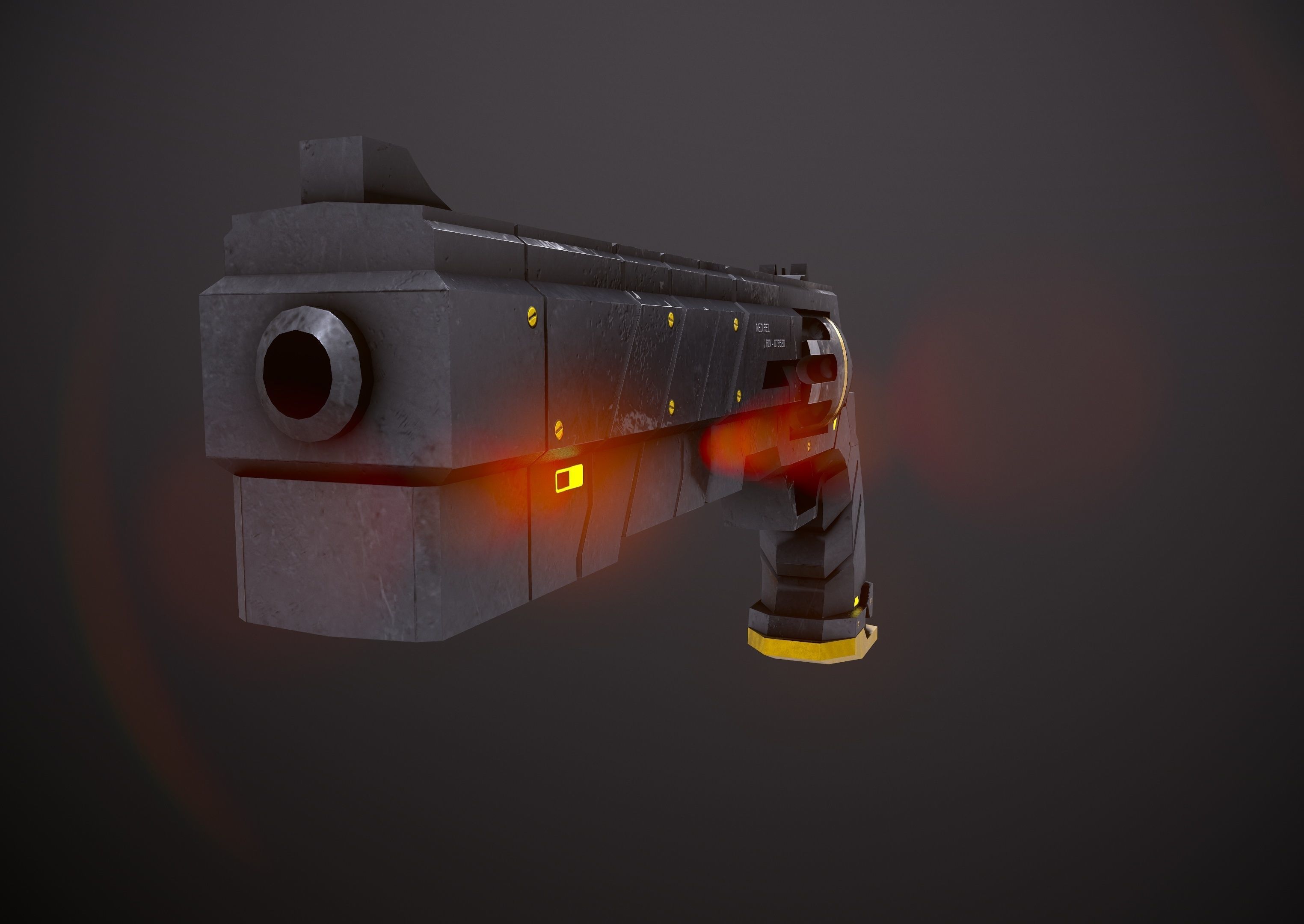 Sci-Fi Relover Low-poly 3D model_6