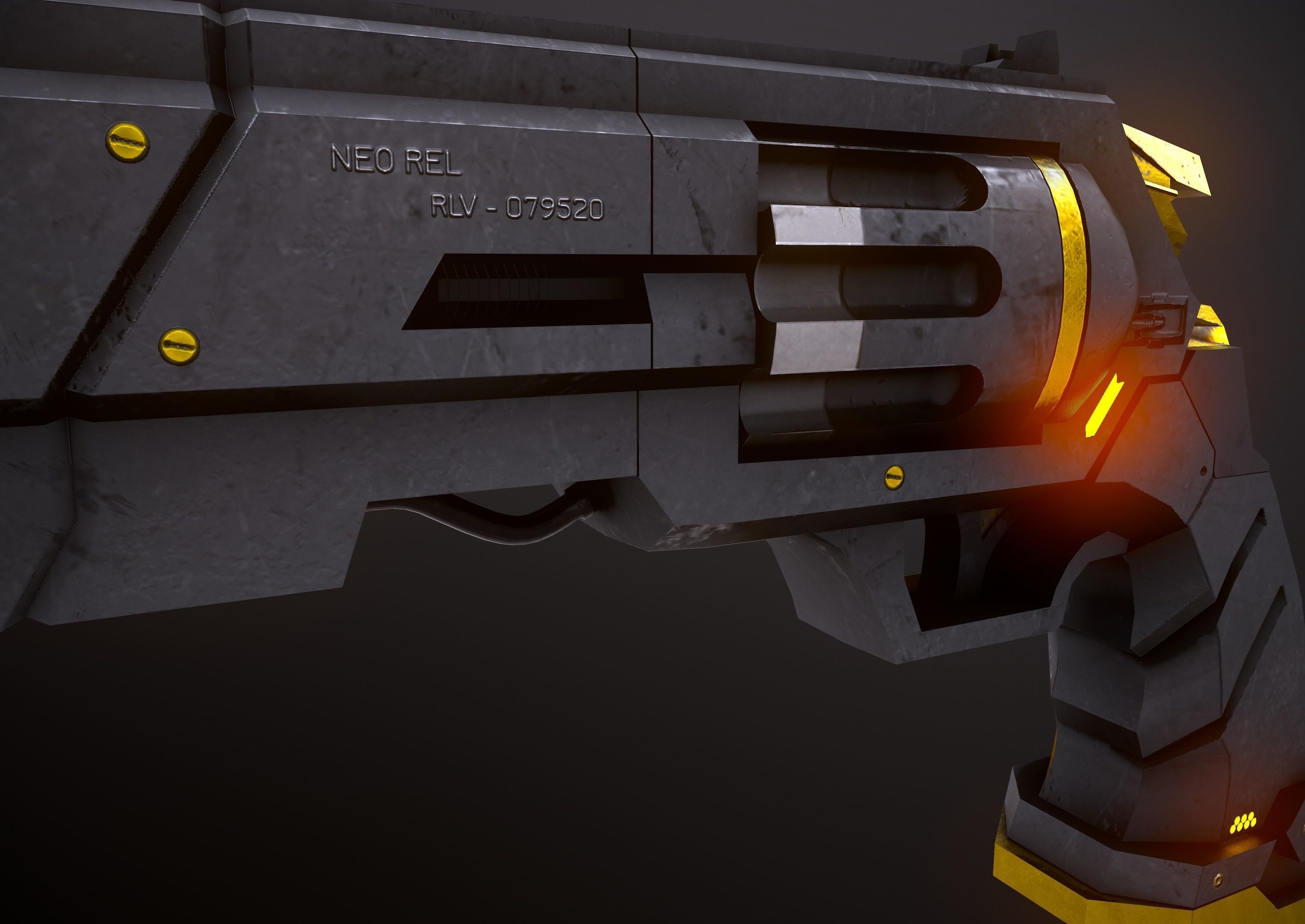 Sci-Fi Relover Low-poly 3D model_7