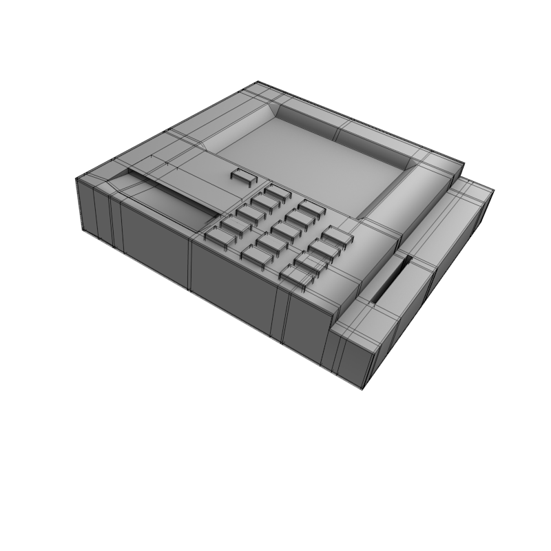 Credit Card Reader 3D model_4
