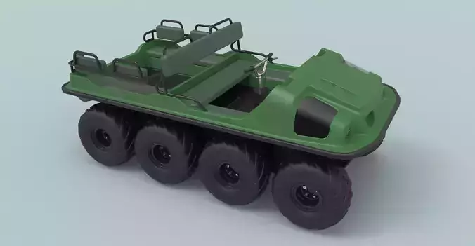 Argo 750 HD 8x8 3D model