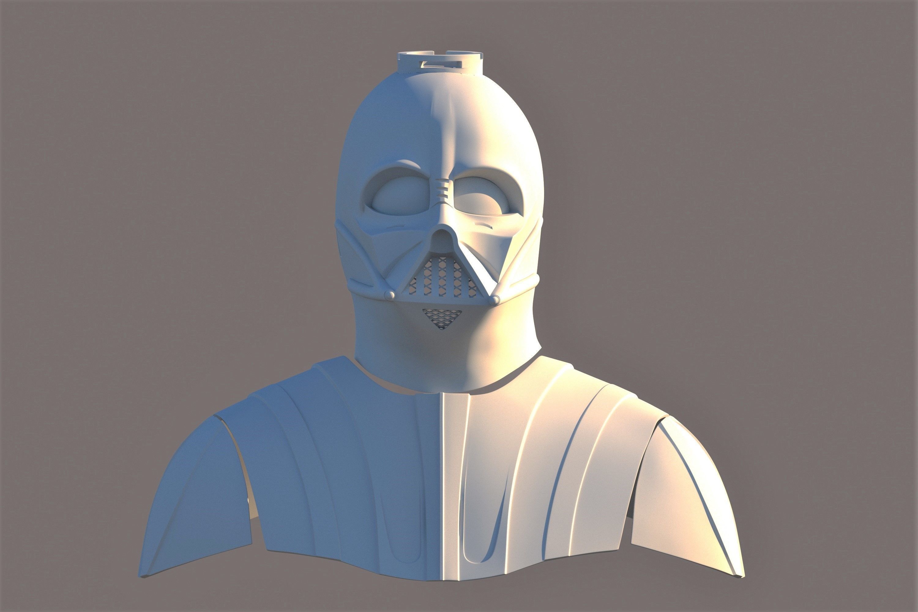 DARTH VADER EP 4 ANH FOR 3D PRINTING 3D print model_14
