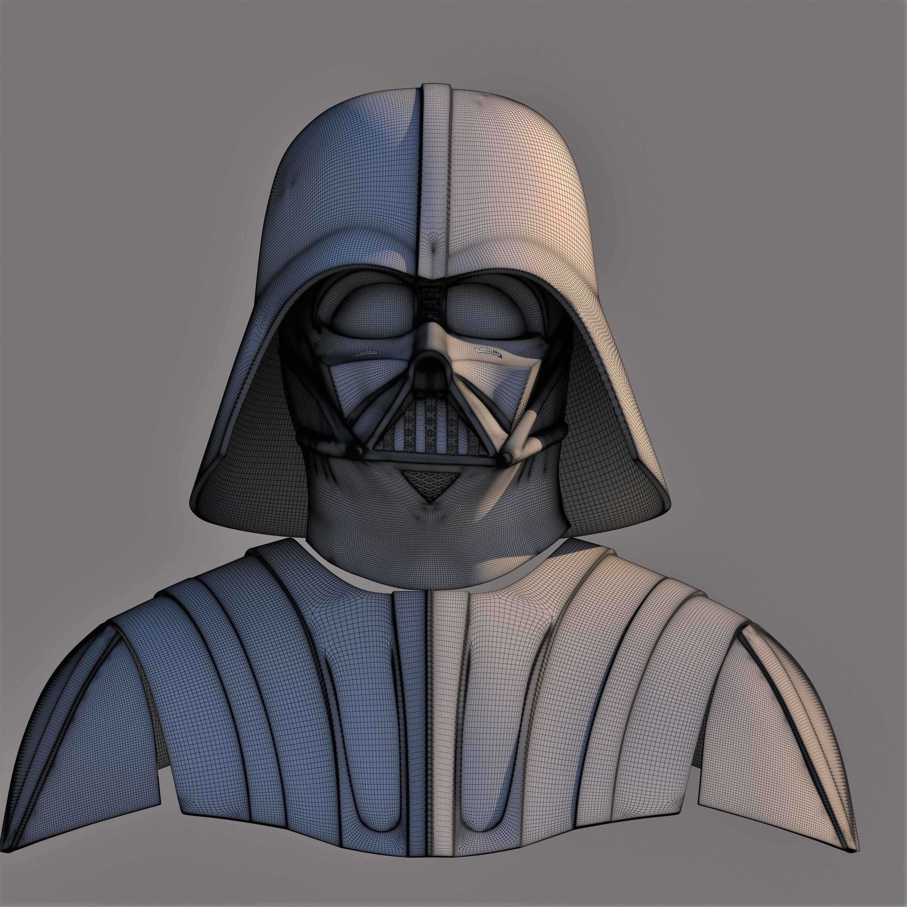 DARTH VADER EP 4 ANH FOR 3D PRINTING 3D print model_12