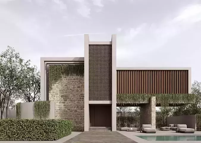 Modern Villa Free 3D model