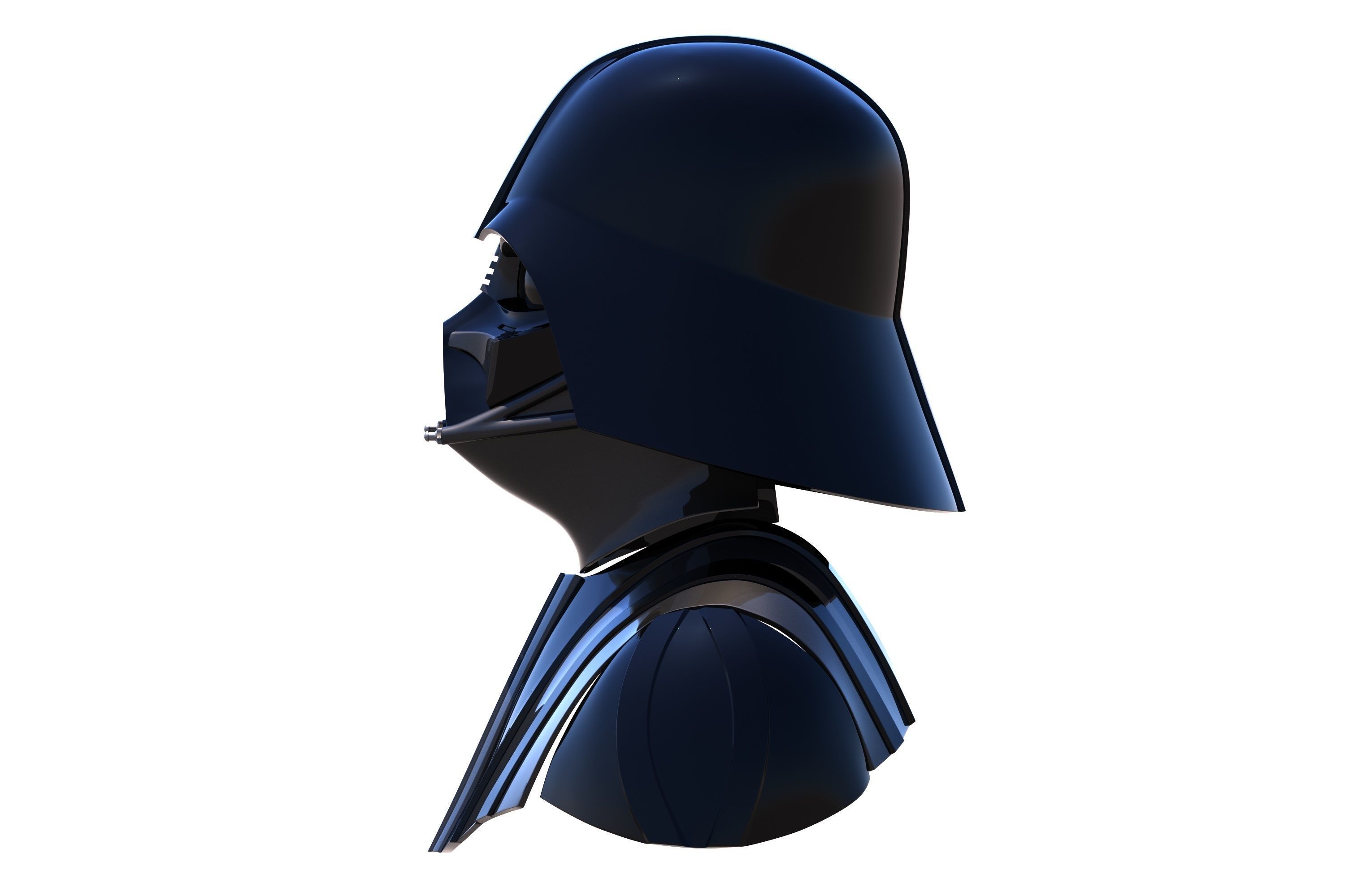 DARTH VADER EP 6 ROTJ FOR 3D PRINT 3D print model_2