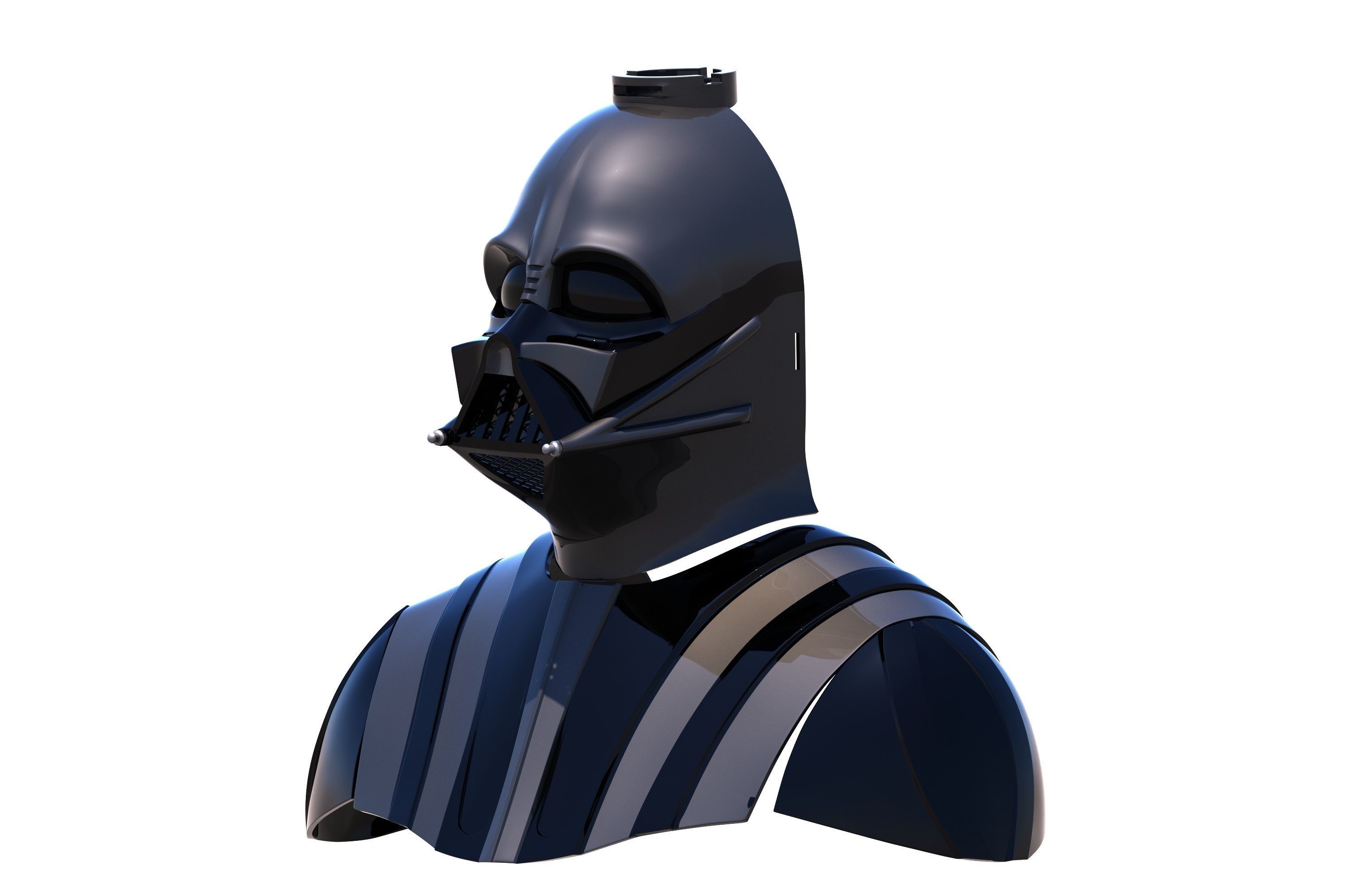 DARTH VADER EP 6 ROTJ FOR 3D PRINT 3D print model_3