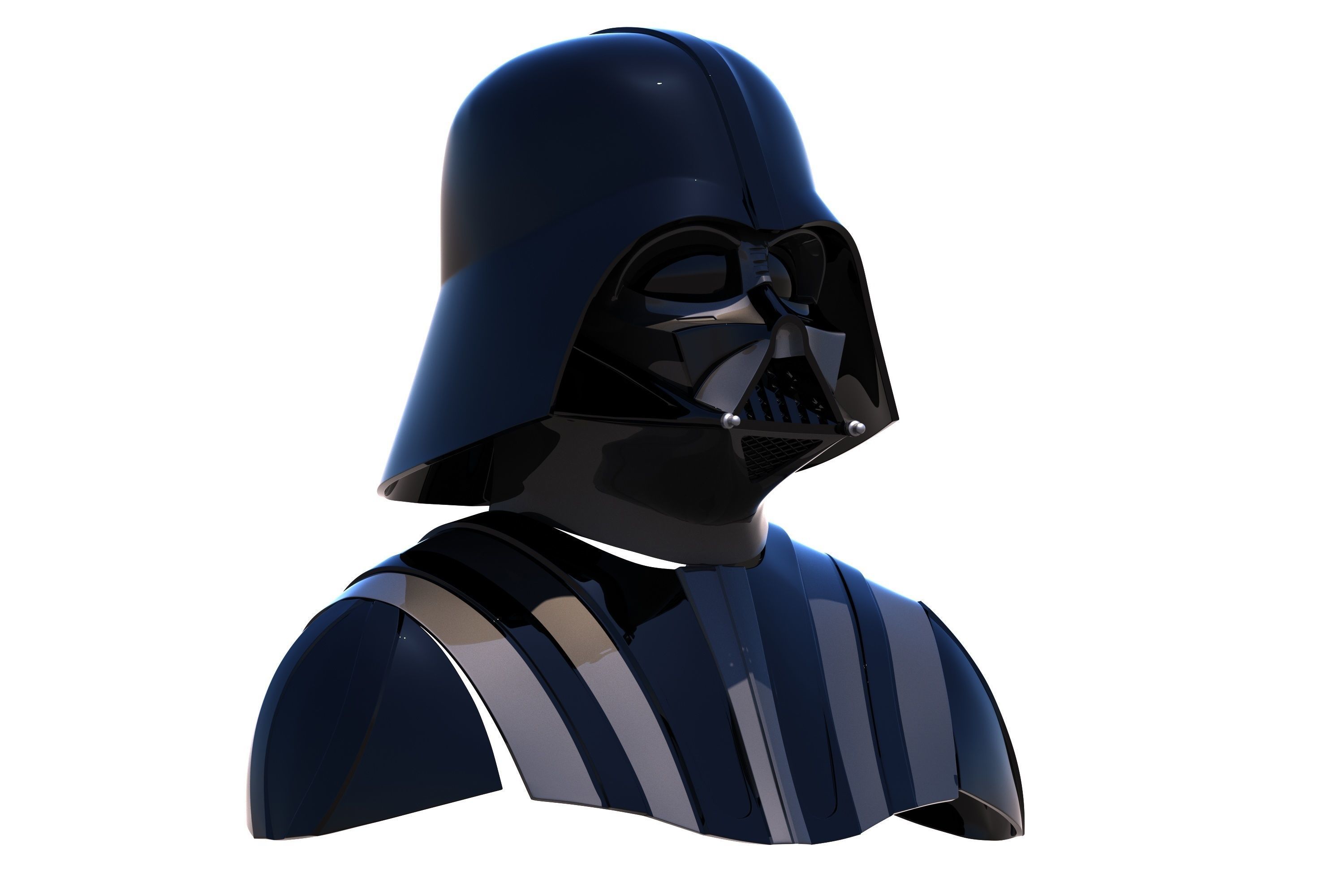 DARTH VADER EP 6 ROTJ FOR 3D PRINT 3D print model_7