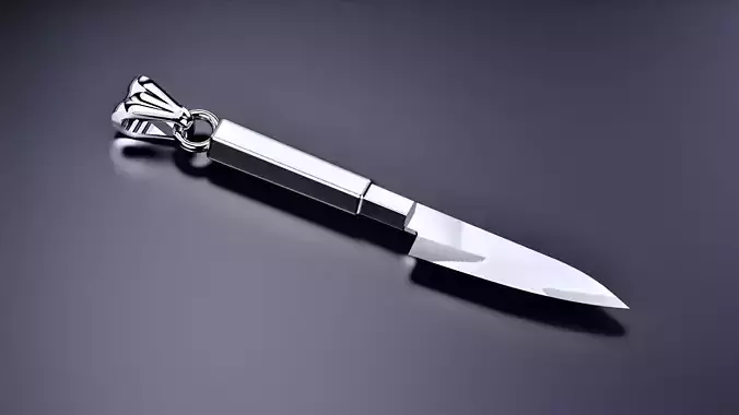 Japanese KAISAKI Knife Pendant 
