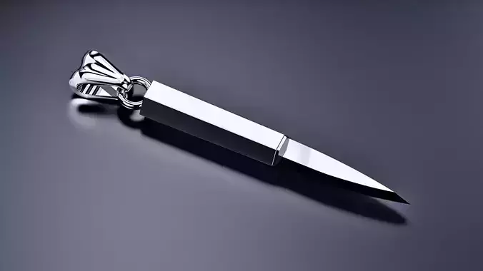 Japanese SABASAKI Knife Pendant 