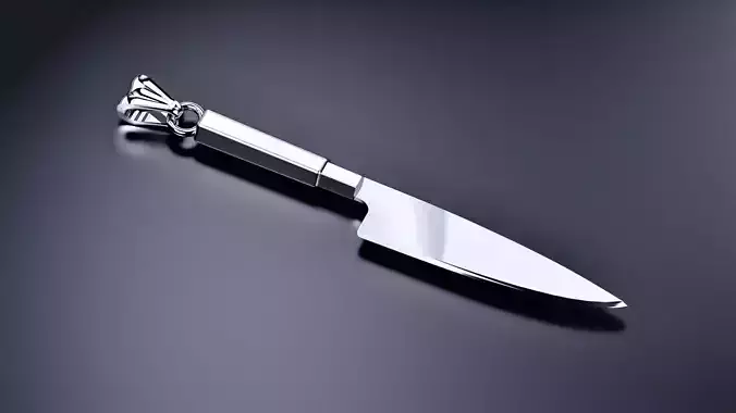 Japanese SUJIHIKI Knife Pendant 