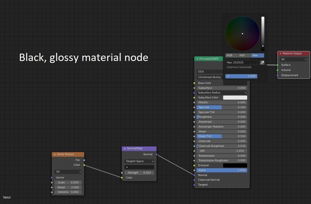 Scifi Table Futuristic Interior Decoration Low-poly 3D model_19