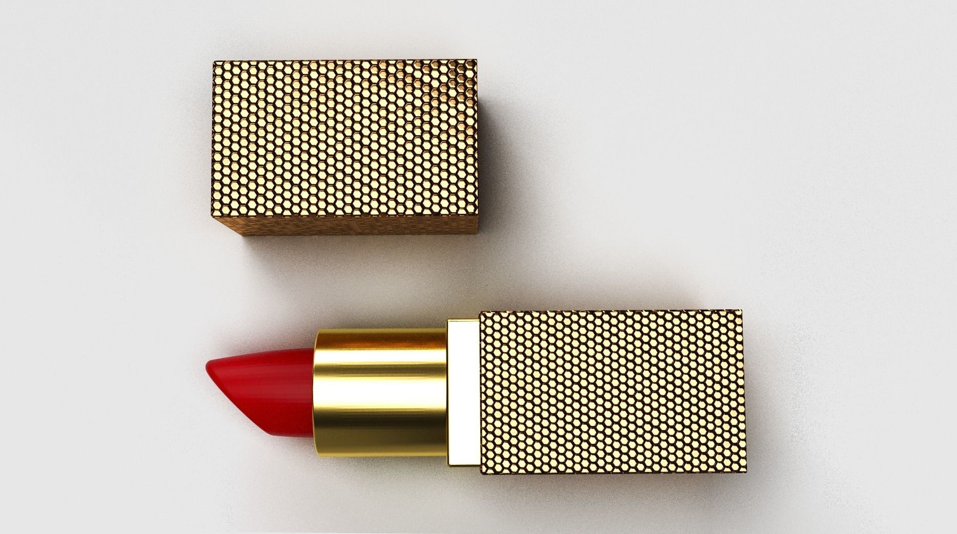 Lipstick 3D model_3