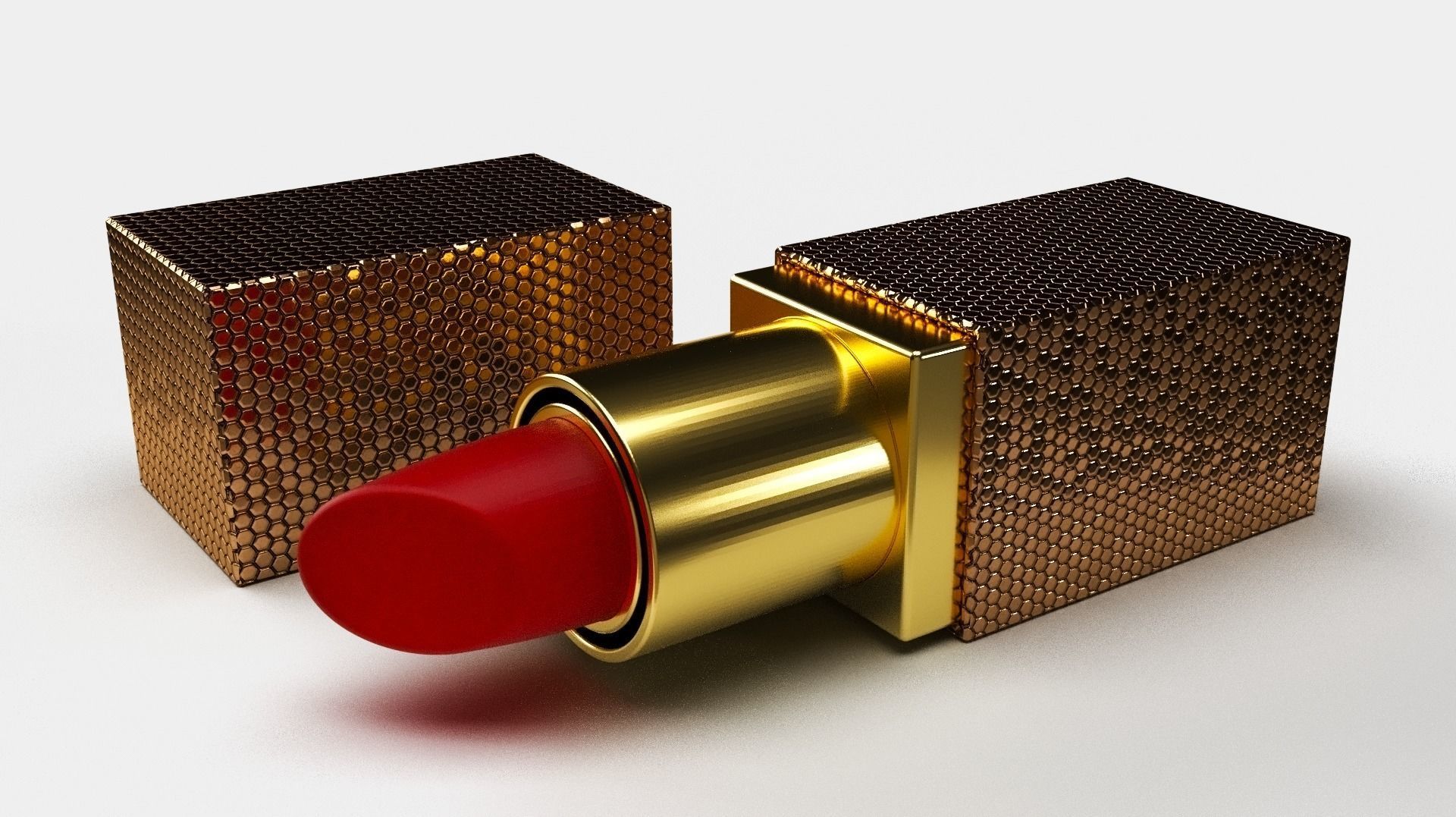 Lipstick 3D model_1