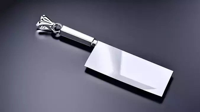 Japanese CHUKA-BOCHO Knife Pendant 