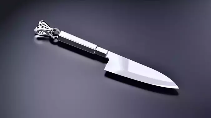 Japanese DEBA-BOCHO Knife Pendant 