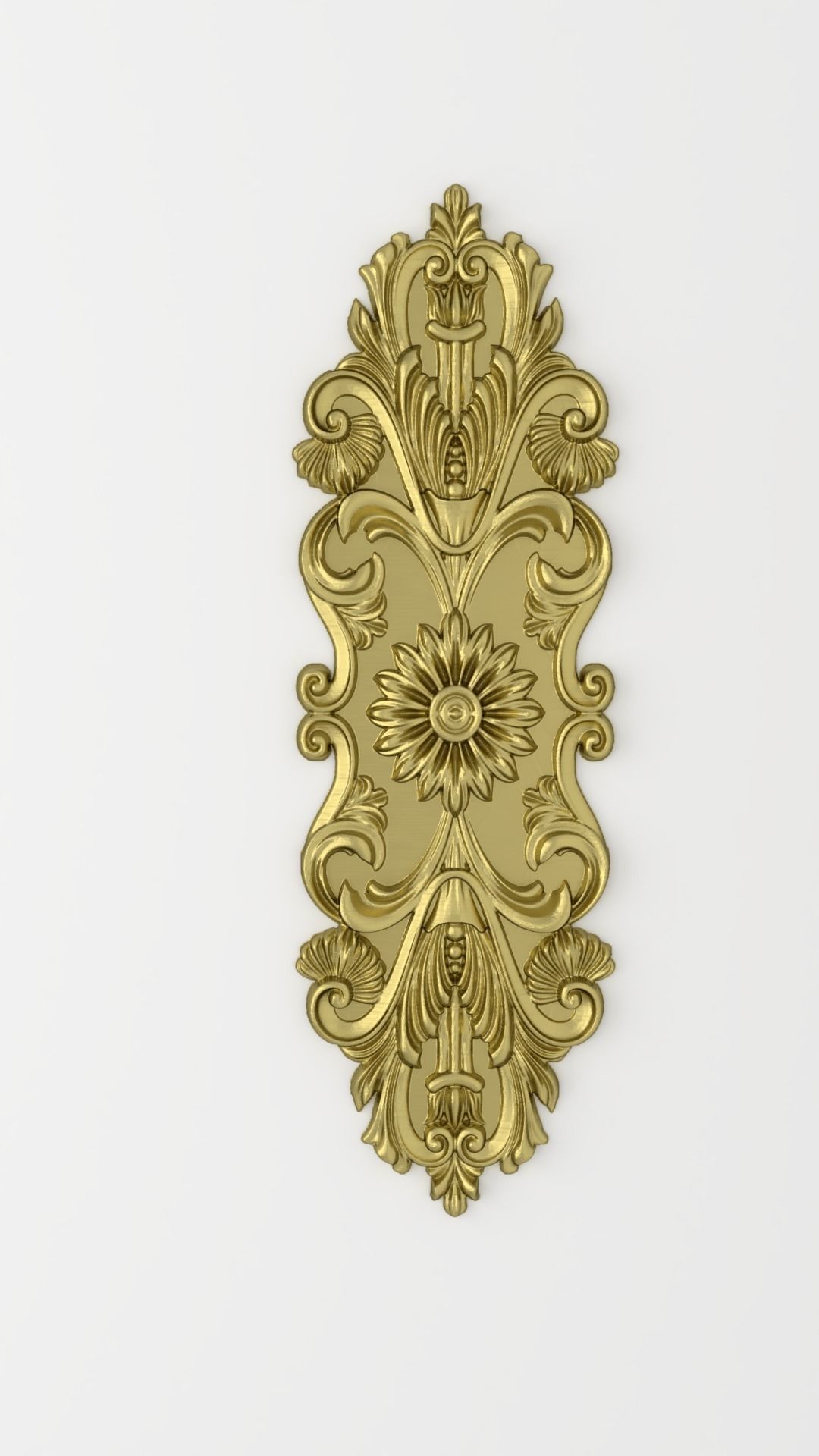 Classic decor ornament v-10 3D model 3D model_2