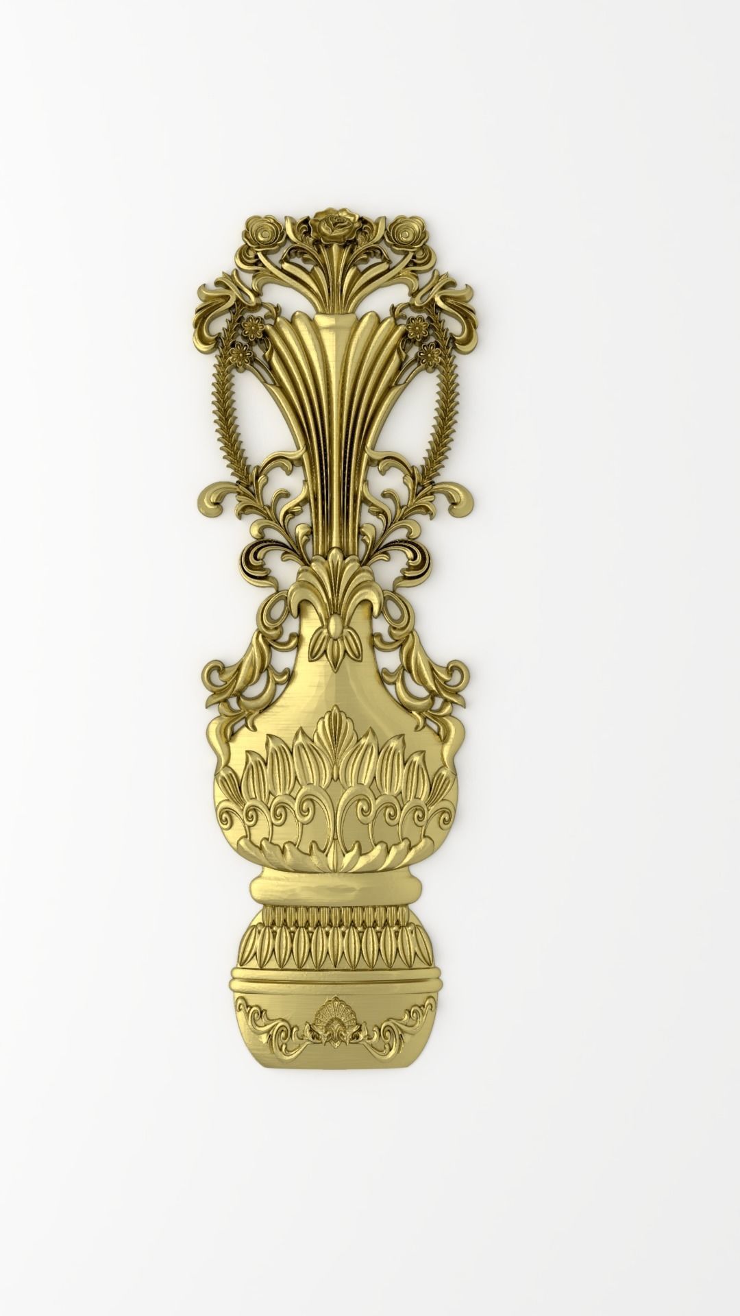 Classic decor ornament v-10 3D model 3D model_3