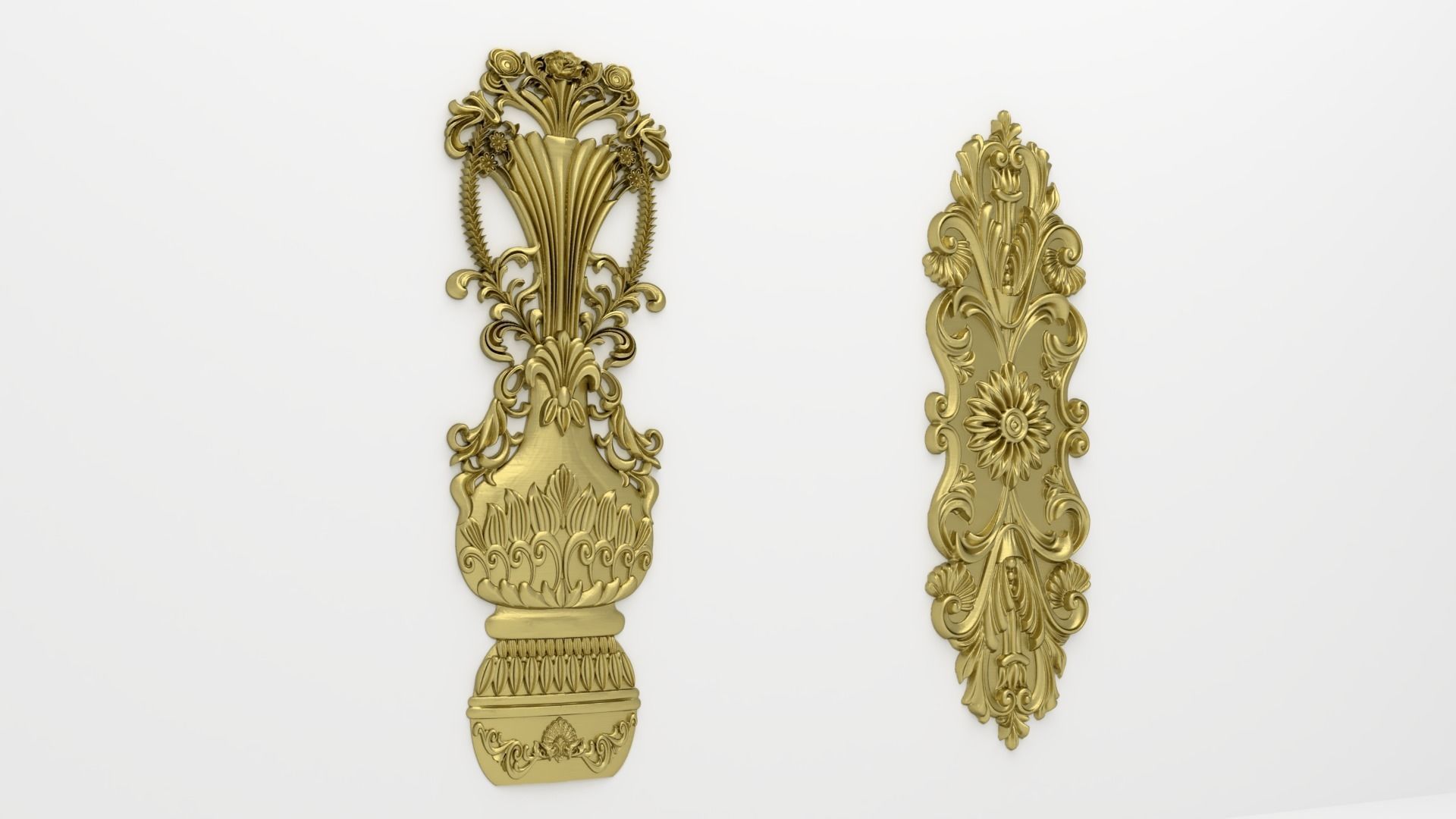 Classic decor ornament v-10 3D model 3D model_1