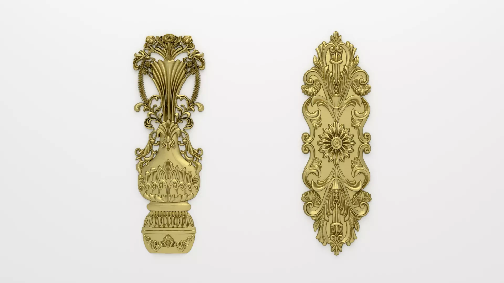 Classic decor ornament v-10 3D model 3D model_0