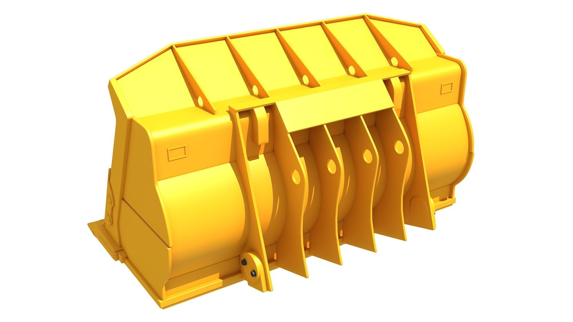 Excavator Bucket 3D model_3