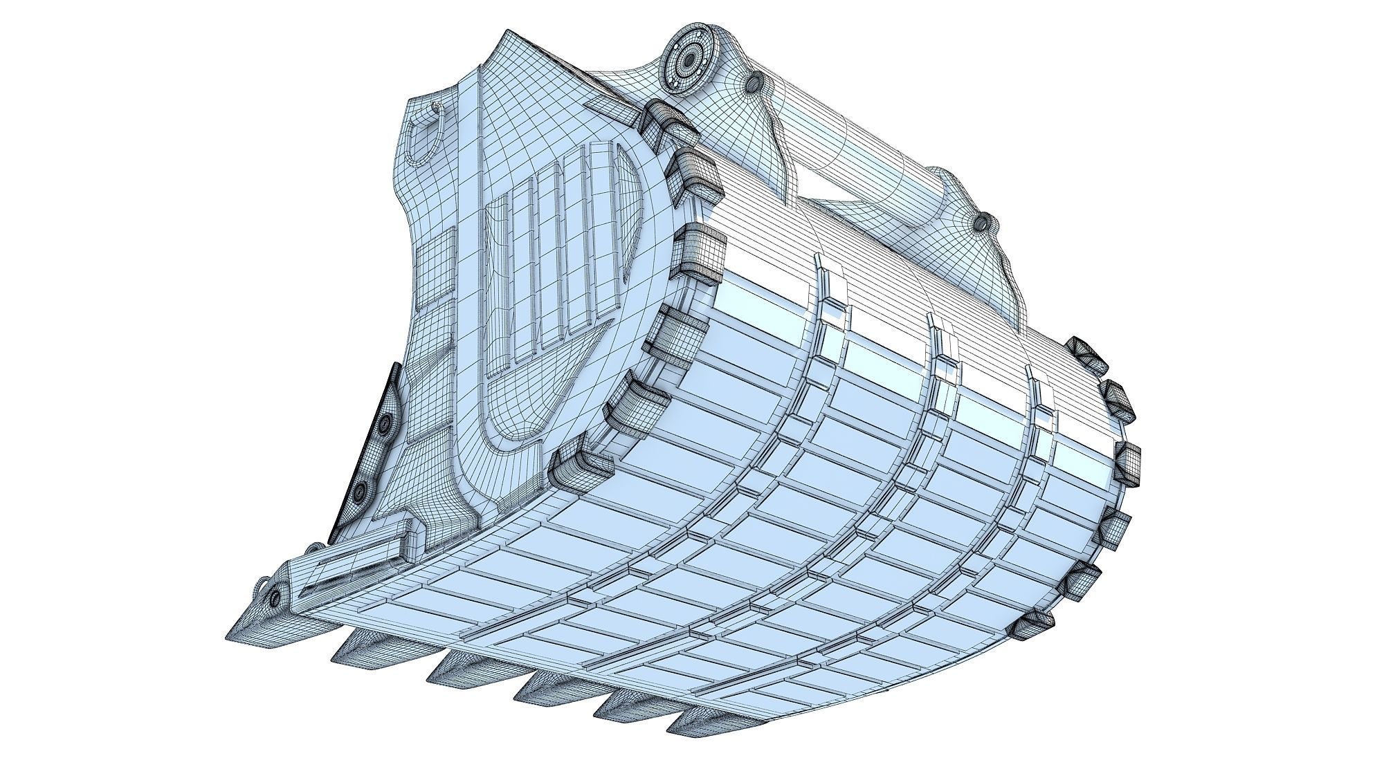 Excavator Bucket 3D model_6