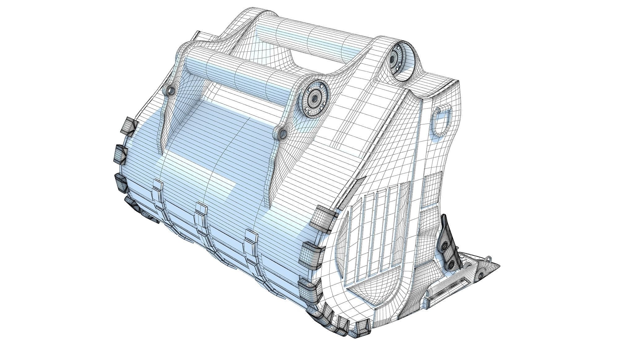 Excavator Bucket 3D model_7