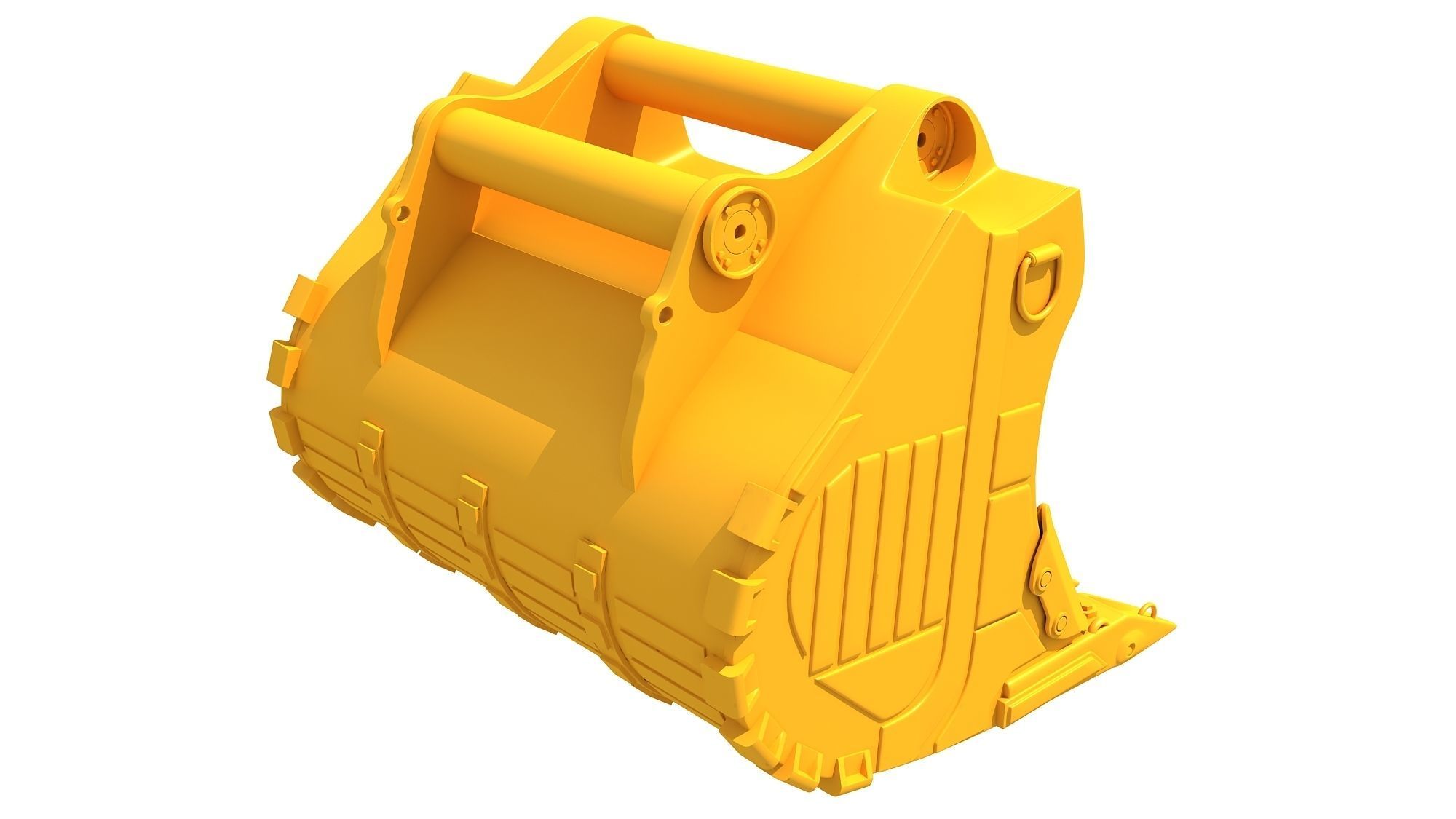 Excavator Bucket 3D model_4