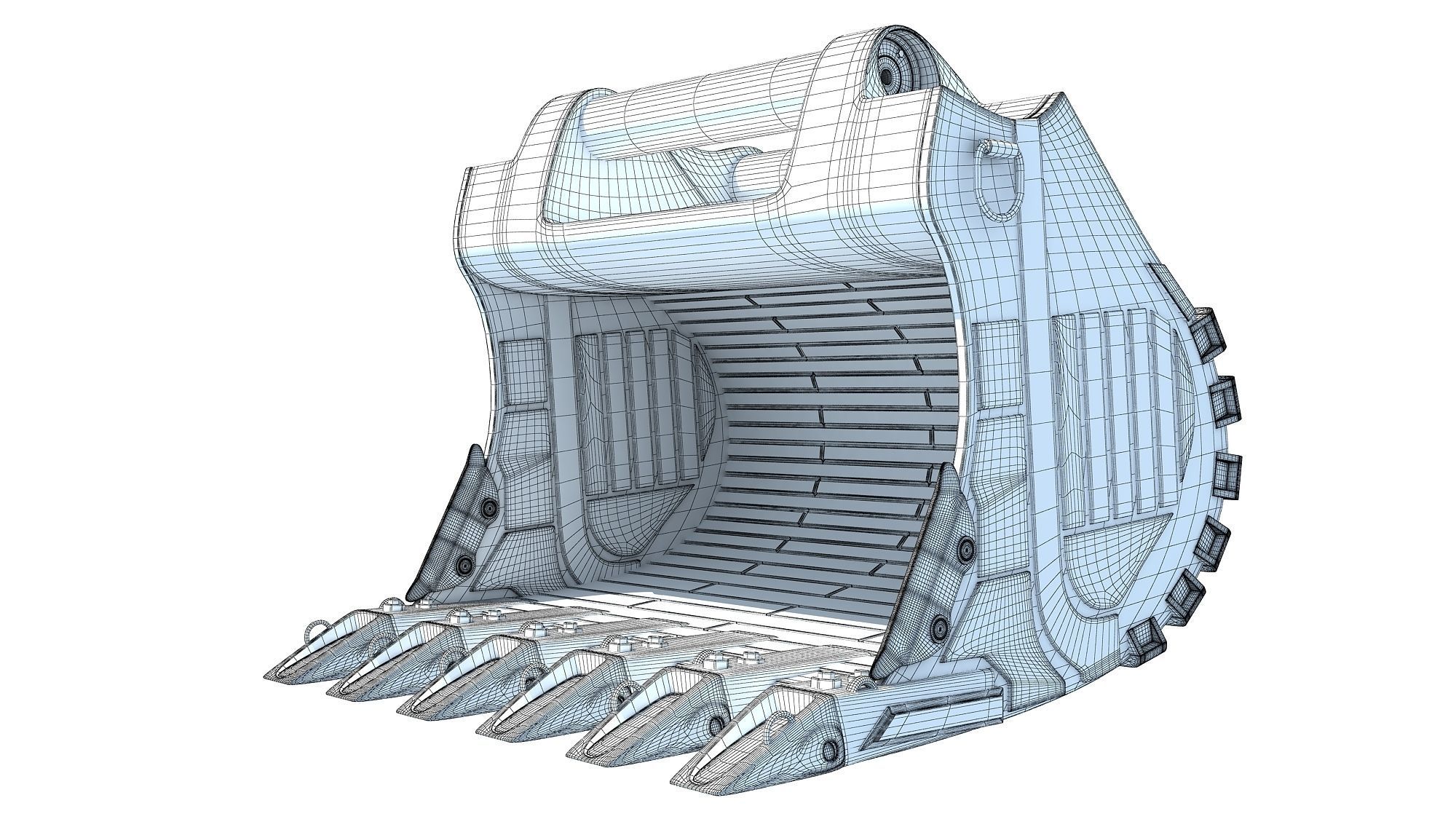 Excavator Bucket 3D model_5