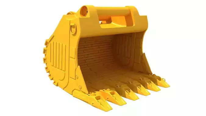 Excavator Bucket 3D model