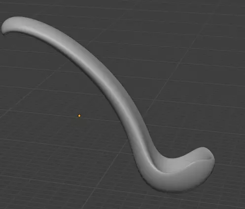 Futuristic soup ladle  Free 3D model_0