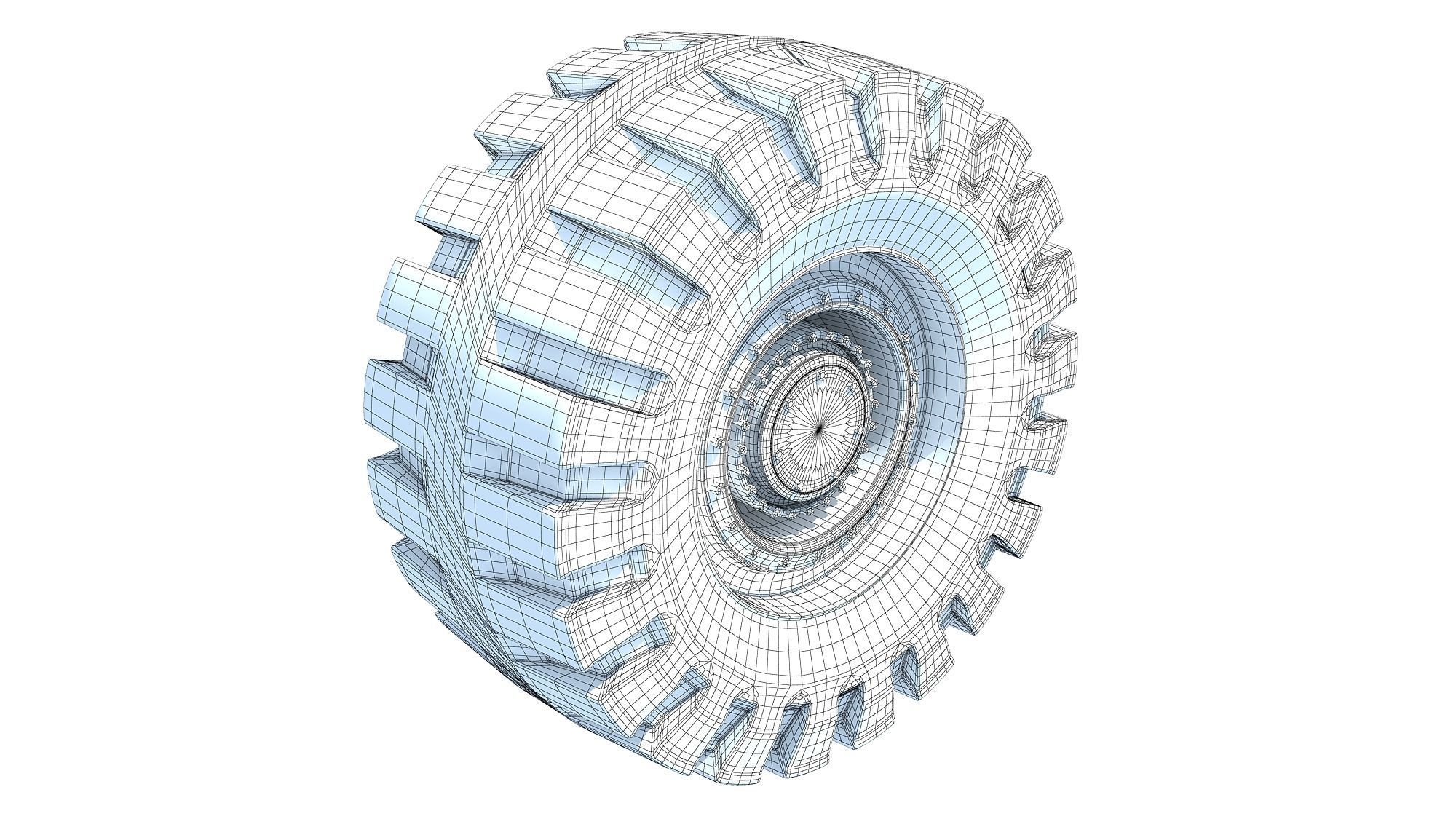 3D Tire rubber 3D model_7
