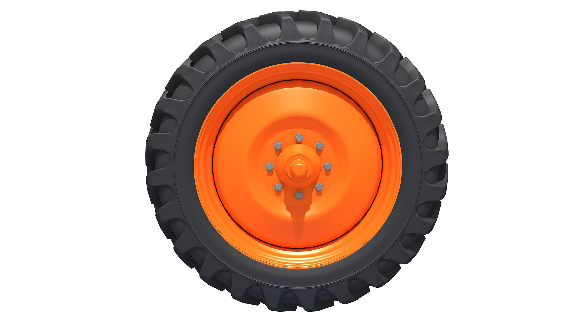 Off Road Tyre 3D model_1