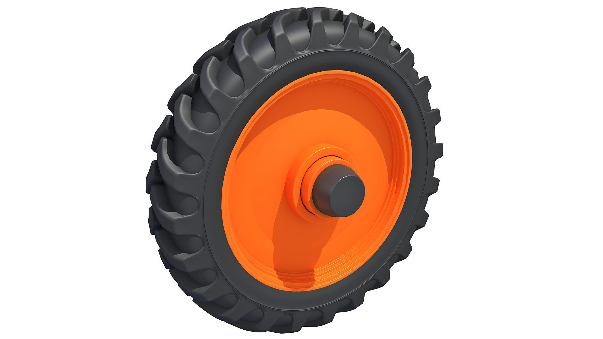 Off Road Tyre 3D model_3