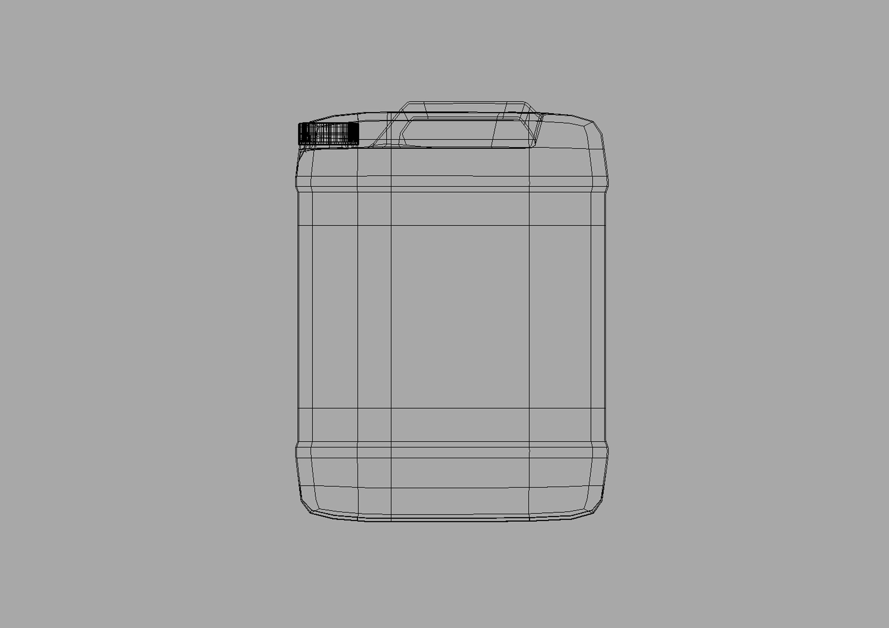 JERRY CAN Low-poly 3D model_5
