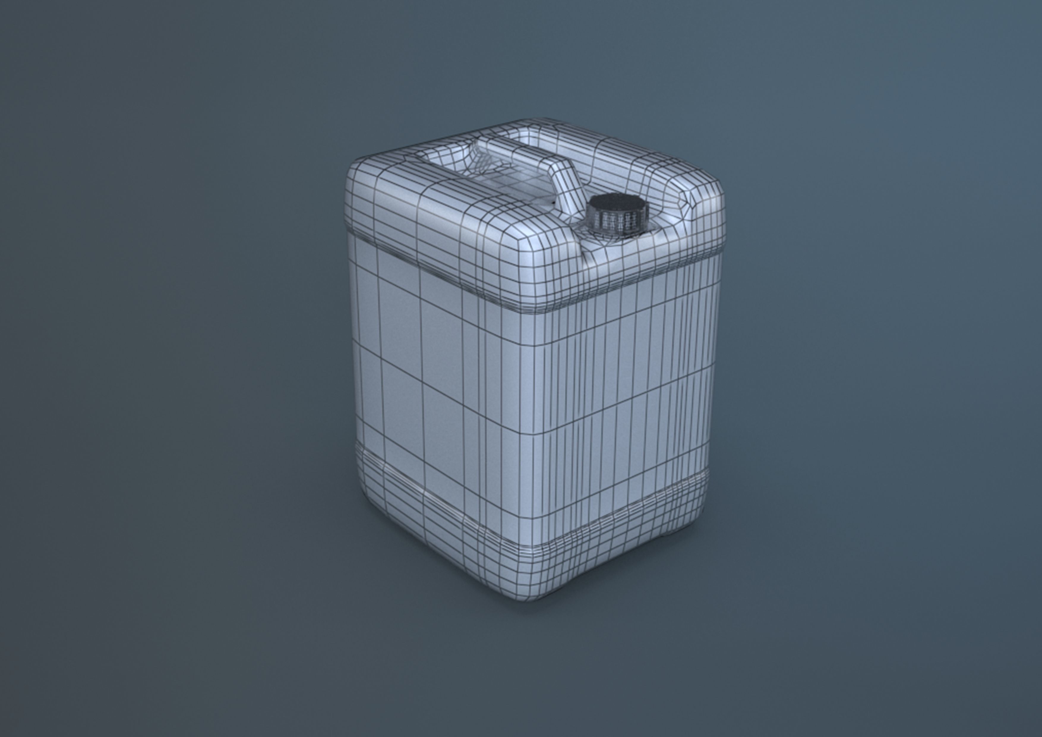 JERRY CAN Low-poly 3D model_3