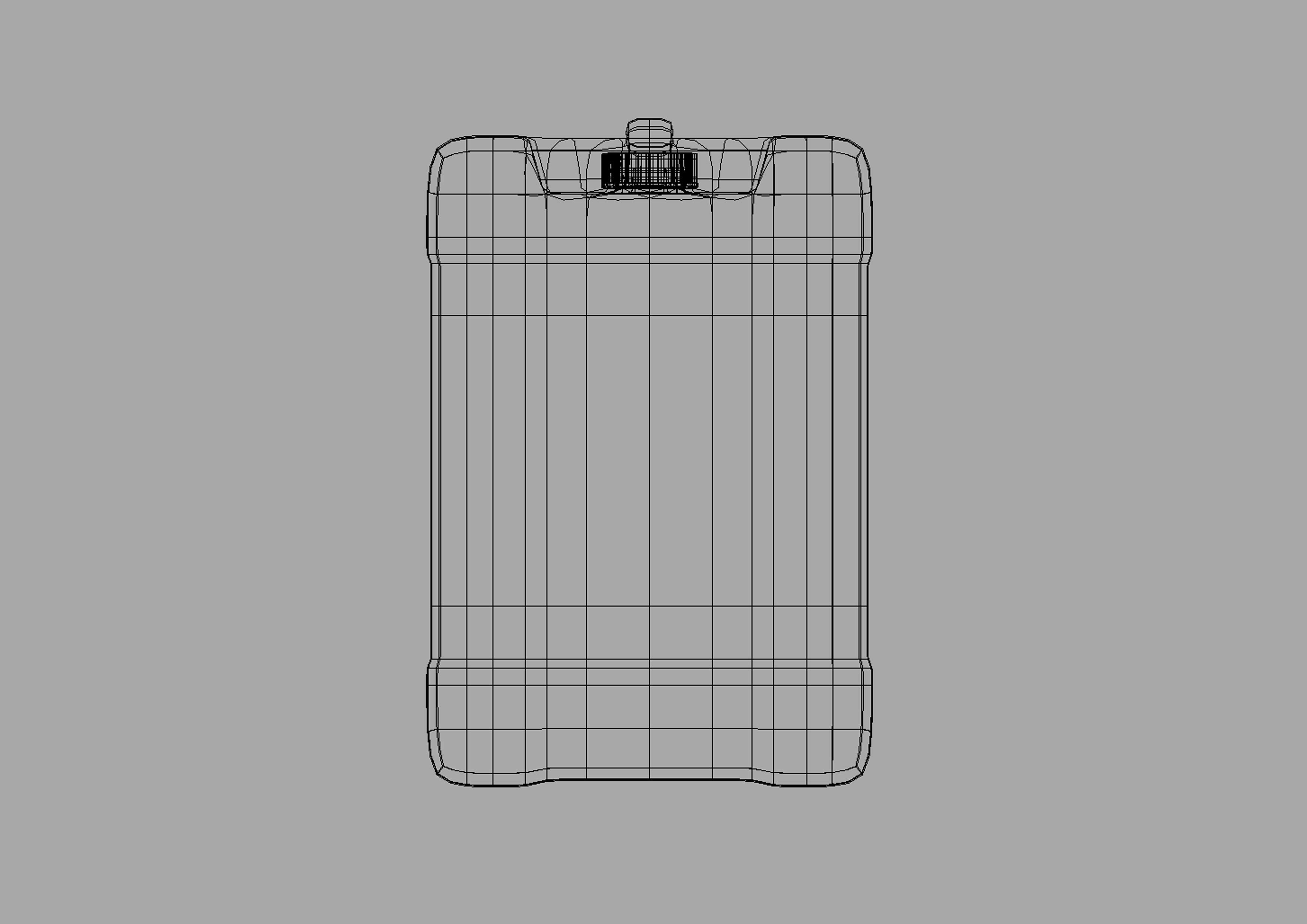 JERRY CAN Low-poly 3D model_6
